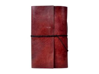 Vintage handmade Leather Plain Note Book Personal Organiser Day Planner Travel Book
